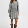 Ichi IHQWISSA Jurk BlueMirageFloweraop Online