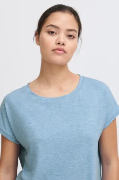 Ichi IHREBEL T-shirt DellaRobbiaBlue Discount