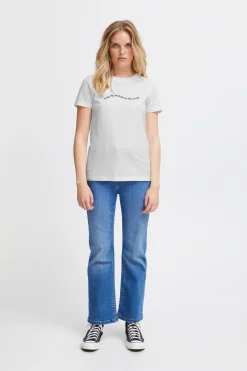 Ichi IHRUNELA T-shirt CloudDancer Fashion