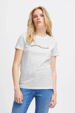 Ichi IHRUNELA T-shirt CloudDancer Fashion