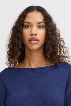 Ichi IHSELLA Pullover MedievalBlue Sale