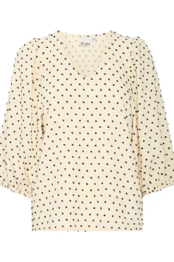 Ichi IHZABBY blouses AlmondMilk Clearance