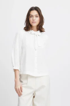 Atelier Rêve IRCAMILO Overhemd SnowWhitewithRosehearts Sale