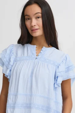 Atelier Rêve IRDEMI Blouse met korte mouwen Outlet
