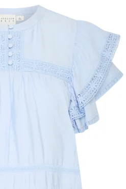 Atelier Rêve IRDEMI Blouse met korte mouwen Outlet