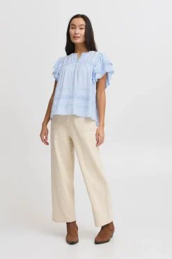 Atelier Rêve IRDEMI Blouse met korte mouwen Outlet