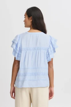 Atelier Rêve IRDEMI Blouse met korte mouwen Outlet