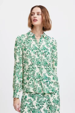Atelier Rêve IRNOELLA Overhemd PepperGreenFlower Sale