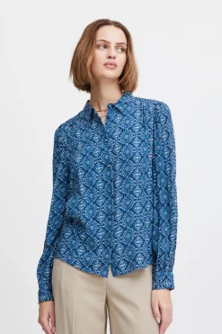 Atelier Rêve IRNOELLA Overhemd BLUEIKATSO24 Outlet