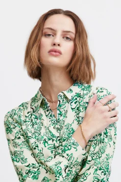 Atelier Rêve IRNOELLA Overhemd PepperGreenFlower Sale