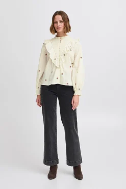 Atelier Rêve IROLIVIA Overhemd met lang mouwen Birch Sale