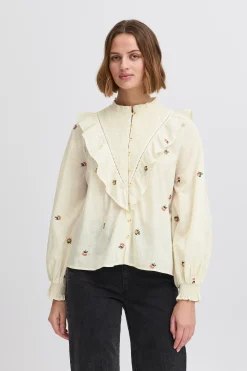 Atelier Rêve IROLIVIA Overhemd met lang mouwen Birch Sale