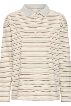 Ichi IXBECKY Poloshirt Greymelange Fashion