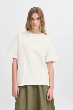 Ichi IXBEXI T-shirt CloudDancerw.OliveNight Online
