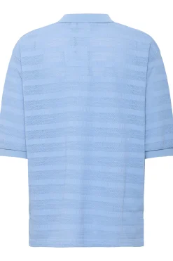 Ichi IXKNITTY Poloshirt DellaRobbiaBlue Best