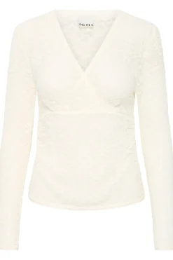 Ichi IXLACEY Blouse CloudDancer Discount