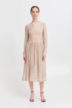 Ichi IXLACEY Jurk SimplyTaupe Online