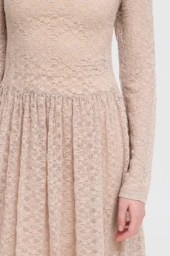 Ichi IXLACEY Jurk SimplyTaupe Online