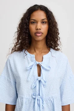 Ichi IXLINDA Blouse CashmereBlue Sale