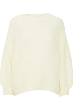 Ichi IXMARITA Pullover CloudDancer Sale