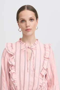 Ichi IXOLLIE Blouse SilverPink Clearance