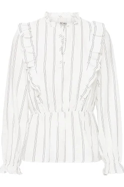 Ichi IXOLLIE Blouse CloudDancer Hot