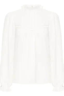 Ichi IXSASSY Blouse CloudDancer Hot