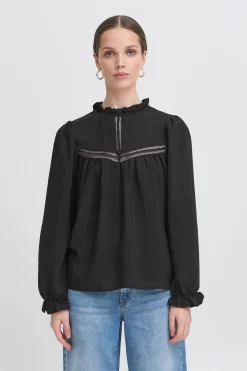Ichi IXSASSY Blouse Black Online