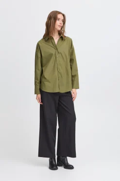 Ichi IXSTORMIE Overhemd IvyGreen Fashion