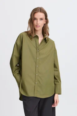 Ichi IXSTORMIE Overhemd IvyGreen Fashion